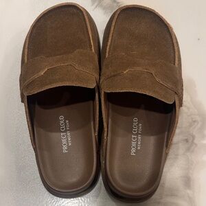 Project Cloud Women's Brown Suede Loafers